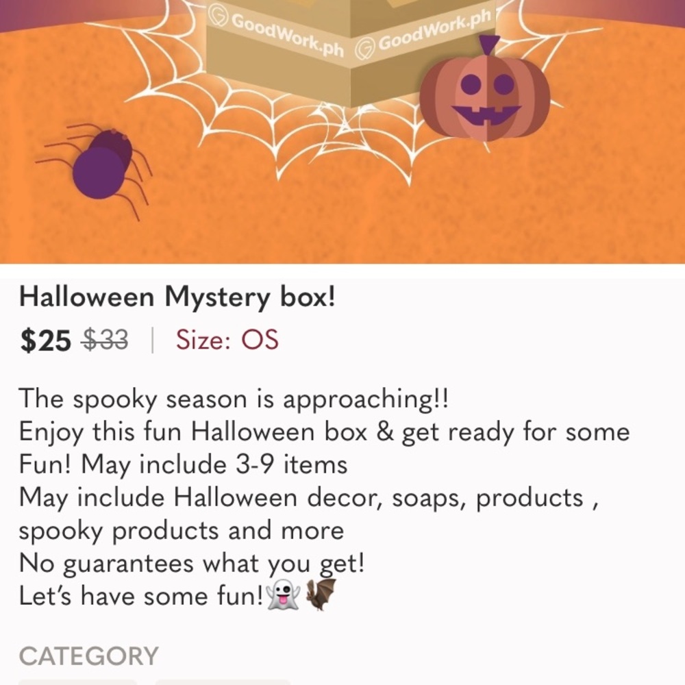 Halloween Box Scam! Buyer beware!